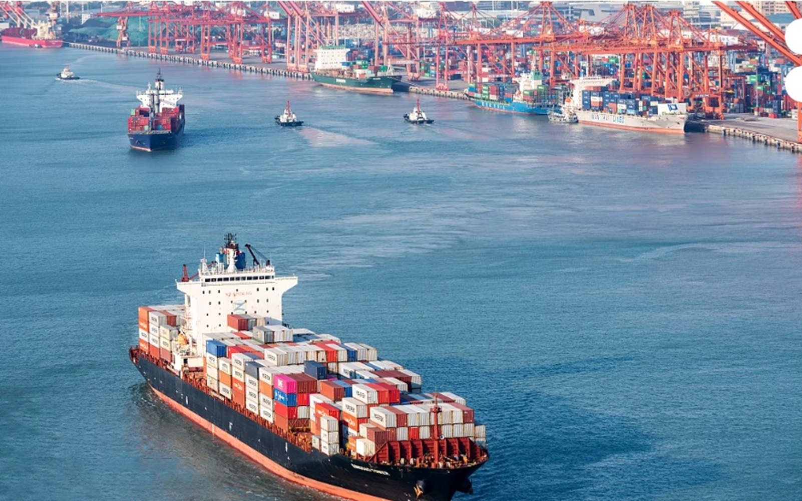 river-sea intermodal transportation